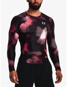 Tričko Under Armour UA IsoChill Prtd Comp LS-BLK