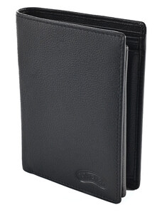 Pánská kožená peněženka Nivasaža N12-CLN-B černá