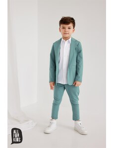 Chlapecké společenské kalhoty All for kids mint