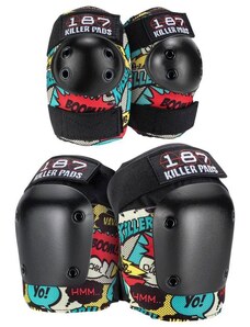 CHRÁNIČE 187 KILLER PADS Combo Pack Knee - černá -