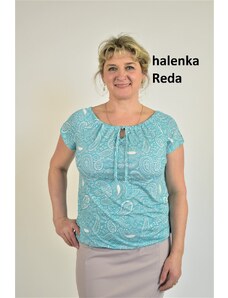 Kepa (ČESKÁ REP.) Halenka kr. rukáv Reda, Kepa Style barva: zelená, velikost: 38