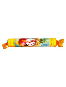 Intact | Multivitaminové pastilky Intact rolička hroznový cukr TROPIC 40 g