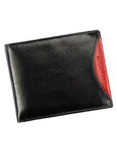 Barebag ROVICKY Černo-červená kožená pánská peněženka RFID v krabičce