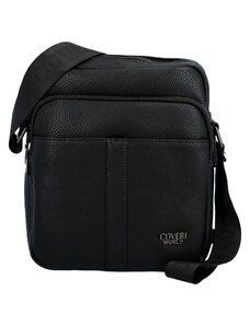 Coveri Pánská koženková crossbody Vunro, černá