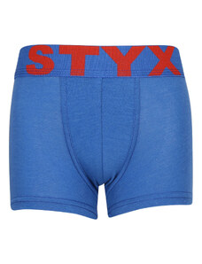 Dětské boxerky Styx sportovní guma modré (GJ967) 6-8