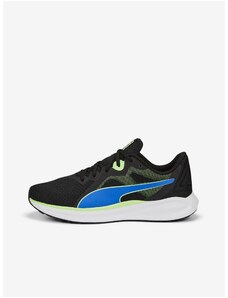 Modro-černé pánské tenisky Puma Twitch Runner Fresh PUMA Black-Royal Sap - Pánské