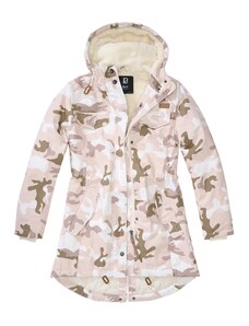 Brandit Marsh lake parka dámská zimní bunda s kapucí, candy camo