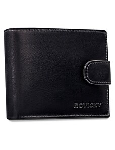 Pánská kožená peněženka Rovicky R-RM-11L-GCL černá