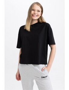 DEFACTO Coool Loose Fit Cotton Short Sleeve Basic T-Shirt