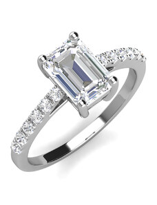 Royal Fashion stříbrný pozlacený prsten MR099