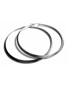 Steel Jewelry Náušnice kruhy 45 mm z chirurgické oceli NS151017