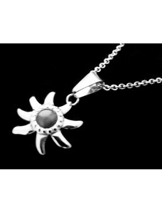 Steel Jewelry Náhrdelník slunce z chirurgické oceli NH140304