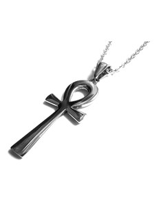Steel Jewelry Náhrdelník egyptský kříž - anch z chirurgické oceli NH150324
