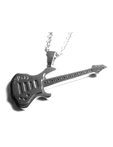Steel Jewelry Náhrdelník kytara z chirurgické oceli NH150330