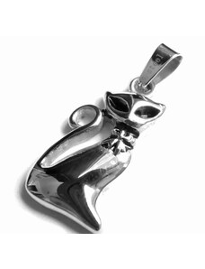 Steel Jewelry přívěsek kočka z chirurgické oceli PR160403