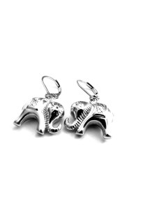 Steel Jewelry Náušnice slon z chirurgické oceli NS090186