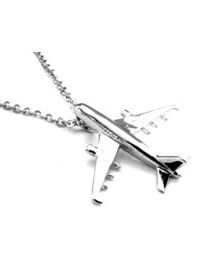 Steel Jewelry Náhrdelník letadlo z chirurgické oceli NH080356