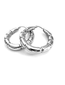 Steel Jewelry Náušnice kruhy 38 mm z chirurgické oceli NS141123