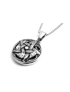 Steel Jewelry Náhrdelník pentagram z chirurgické oceli NH160316