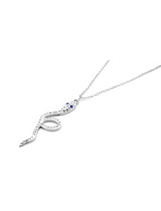 Steel Jewelry Náhrdelník had s krystalky z chirurgické oceli NH090201