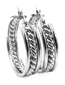 Steel Jewelry Náušnice kruhy z chirurgické ocel NS220233