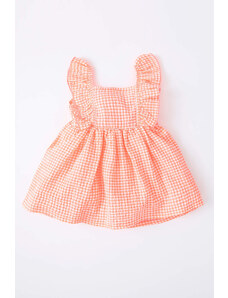 DEFACTO Regular Fit gingham Sleeveless Woven Dress