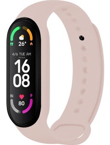 Silikonový řemínek FIXED Silicone Strap pro Xiaomi Band 7/ Mi Band 6/ Mi Band 5, růžový