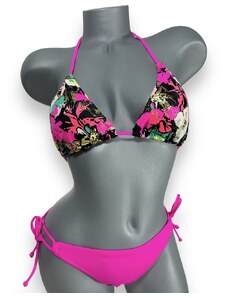 Victoria's Secret Plavky Black Floral set