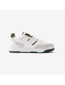 MoEa Vegan Sneakers White Green - Gen2 - Cactus Leather