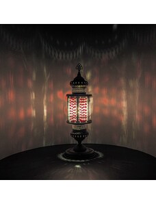 Krásy Orientu Orientální skleněná mozaiková stolní lucerna Naila - velikost 1