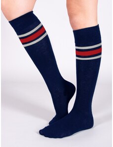 Yoclub Kids's Girl's Cotton Knee-high Socks SKA-0048G-AA00-003 Navy Blue