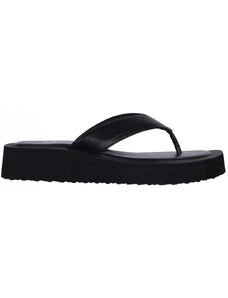 SoulCal Womens Platform Flip Flops Black