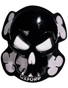 Kolenní slidery OXFORD Skull černé