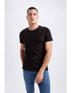 DEFACTO Slim Fit tričko s kulatým výstřihem