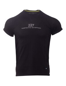 Pánské merino tričko s krátkým rukávem 2117 LUTTRA černá