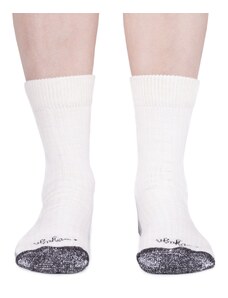 Vlnka Ovčí ponožky Merino se zdravotním lemem 3 páry krémová