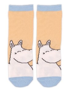 NordicBuddies Finsko Dětské ponožky Moomin 24-26 beige blue