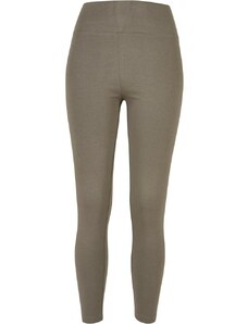 URBAN CLASSICS Ladies High Waist Jersey Leggings - olive