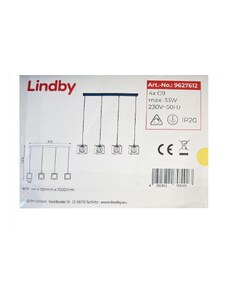 Lindby Lindby - Lustr na lanku JOSIPA 4xG9/33W/230V LW0641