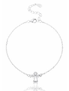 Náramek Angel ze stříbra se symbolem Andělíčka | DG Šperky | Stříbro 925/1000