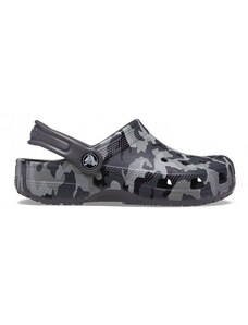 Chlapecké boty Crocs CLASSIC CAMO černá/šedá