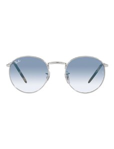 Sluneční brýle Ray-Ban NEW ROUND stříbrná barva, 0RB3637