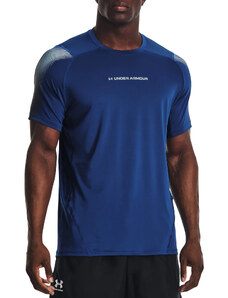 Triko Under Armour Hg Nov Fitted T-Shirt Blau F471 1377160-471