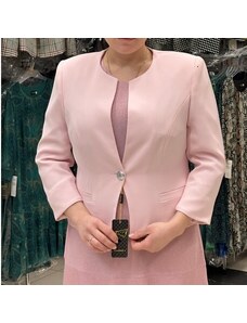 Dámské elegantní sako růžové Dorota LS08