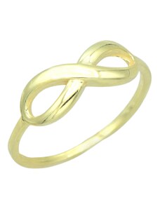 Pfleger Stříbrný prsten infinity dámský pozlacený