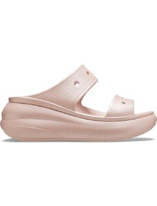 Sandály Crocs Classic Crush Shimmer Sandal - Pink Clay