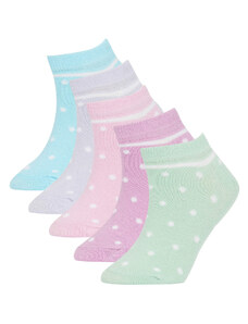 DEFACTO Girls 5 Pack Cotton Booties Socks