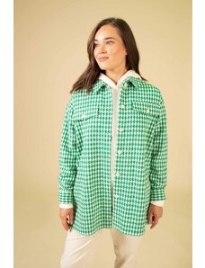 DEFACTO Regular Fit Plaid Long Sleeve Tunic