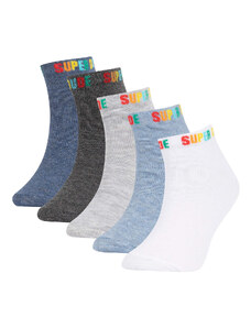 DEFACTO Boys Cotton 5 Pack Short Socks