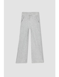 DEFACTO Girls Ribbed Camisole Wide Leg Sweatpants